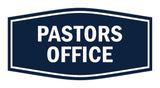 Signs ByLITA Fancy Pastors Office Sign with Adhesive Tape, Mounts On Any Surface, Weather Resistant, Indoor/Outdoor Use