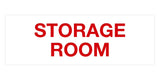 White / Red Signs ByLITA Basic Storage Room
