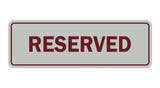 Signs ByLITA Standard Reserved Sign