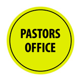 Signs ByLITA Circle Pastors Office Sign