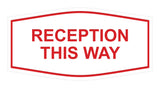 Signs ByLITA Fancy Reception This Way Sign