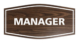 Fancy Manager Sign