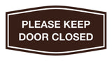 Signs ByLITA Fancy Please Keep Door Closed Sign