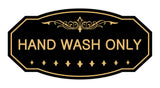 Victorian Hand Wash Only Sign