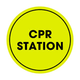 Signs ByLITA Circle CPR Station Sign