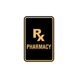 Portrait Round Rx Pharmacy Sign