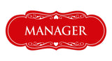 Signs ByLITA Designer Manager Sign