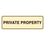 Standard Private Property Sign