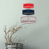 Fancy General Waste Wall or Door Sign
