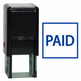 Square Paid Self Inking Rubber Stamp