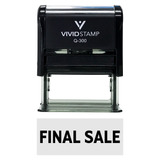 Basic FINAL SALE Self-Inking Office Rubber Stamp