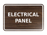 Signs ByLITA Classic Framed Electrical Panel Sign