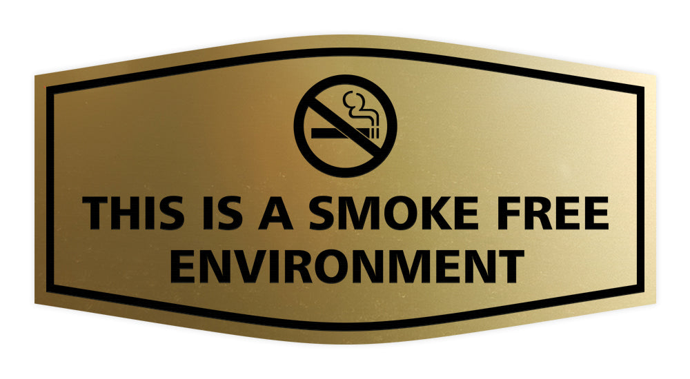 Signs ByLITA Fancy This Is A Smoke Free Environment Sign