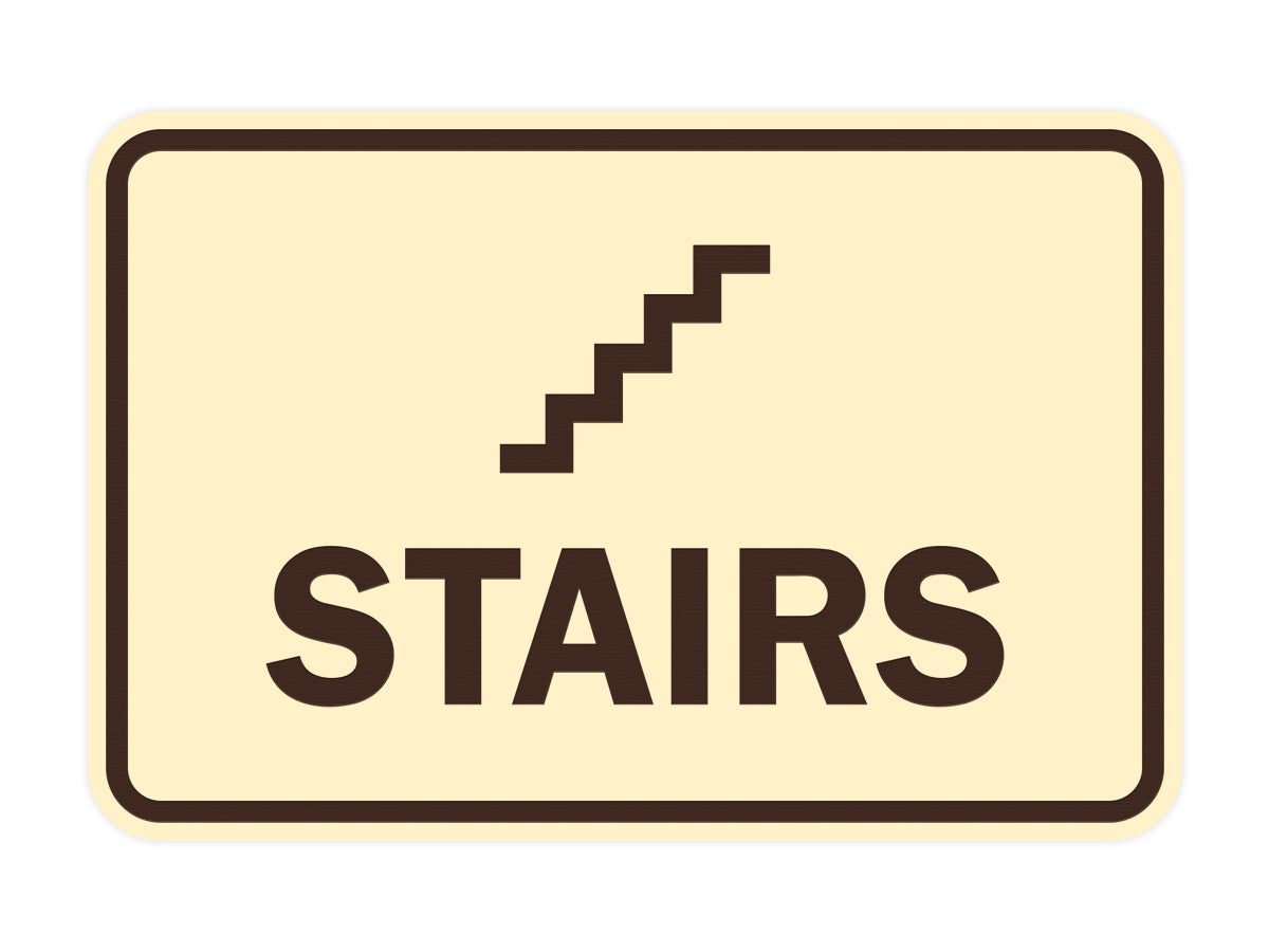 Signs ByLITA Classic Framed Stairs Sign