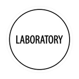Signs ByLITA Circle Laboratory Sign
