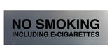 Signs ByLITA Basic No Smoking Including E-Cigarettes Sign