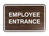 Signs ByLITA Classic Framed Employee Entrance Sign