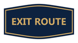Signs ByLITA Fancy Exit Route Sign
