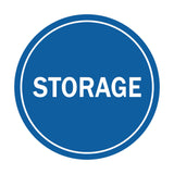 Blue Signs ByLITA Circle Storage Sign