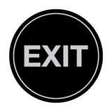 Signs ByLITA Circle Exit Sign
