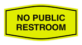 Signs ByLITA Fancy No Public Restroom Sign