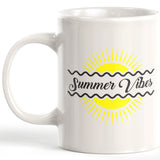 Summer Vibes 11oz Coffee Mug - Funny Novelty Souvenir