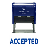 ACCEPTED Self Inking Rubber Stamp