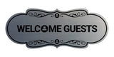 Designer Welcome Guests Wall or Door Sign