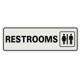Standard Restrooms Sign