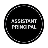 Signs ByLITA Circle Assistant Principal Sign