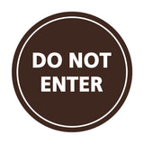 Signs ByLITA Circle Do Not Enter Sign