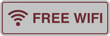 Signs ByLITA Standard Free WiFi Sign