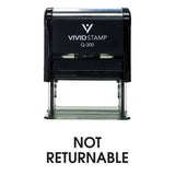 Black Not Returnable Office Self Inking Rubber Stamp