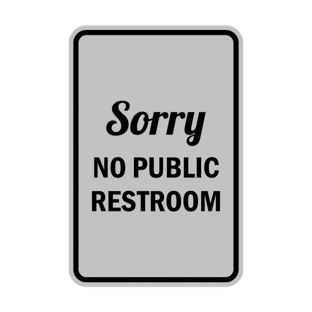 Portrait Round Sorry No Public Restroom Sign – All Quality portrait-round-sorry-no-public-restroom-sign-all-quality