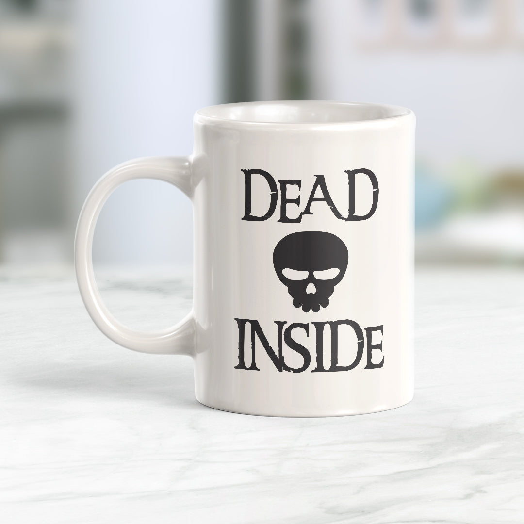 Dead Inside 11oz Coffee Mug - Funny Novelty Souvenir
