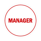 Signs ByLITA Circle Manager Sign