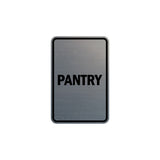 Portrait Round Pantry Sign
