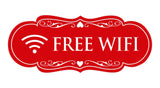Signs ByLITA Designer Free Wifi Sign