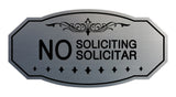 Signs ByLITA Victorian No Soliciting No Solicitar Sign