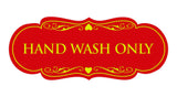 Signs ByLITA Designer Hand Wash Only Sign