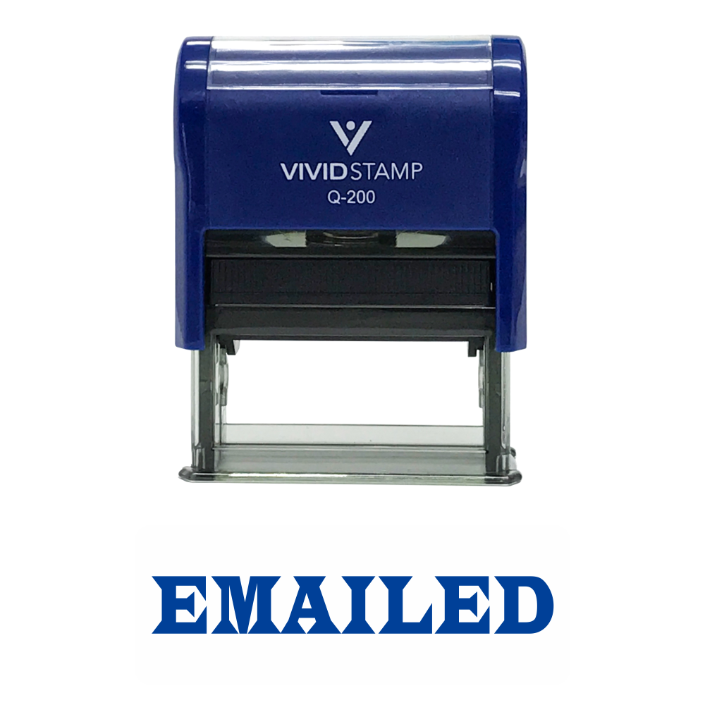 EMAILED Office Self-Inking Office Rubber Stamp