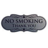 Designer NO SMOKING Thank You Sign