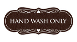 Signs ByLITA Designer Hand Wash Only Sign
