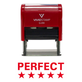 PERFECT (5 Stars) Teacher Self Inking Rubber Stamp