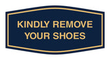 Signs ByLITA Fancy Kindly Remove Your Shoes Sign