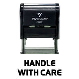 Handle With Care Self Inking Rubber Stamp