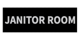 Signs ByLITA Basic Janitor Room Sign