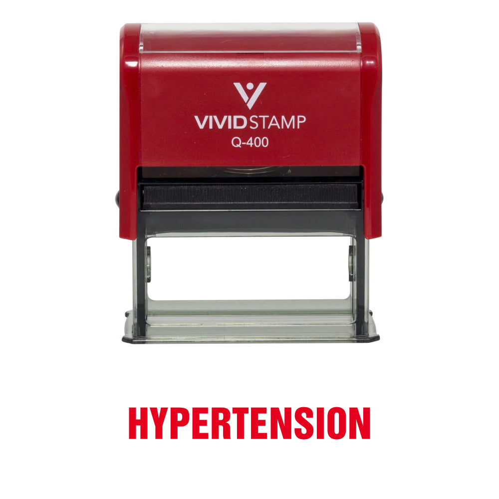 Hypertension Medical Self Inking Rubber Stamp