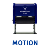 Motion Legal Self Inking Rubber Stamp