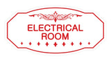 Victorian Electrical Room Sign